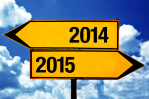 2014 or 2015, opposite signs