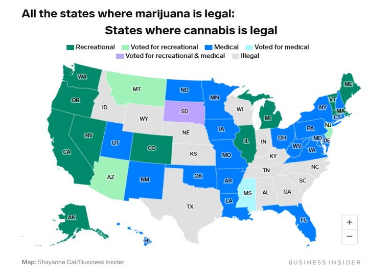 Marijuana Map - Vici Media