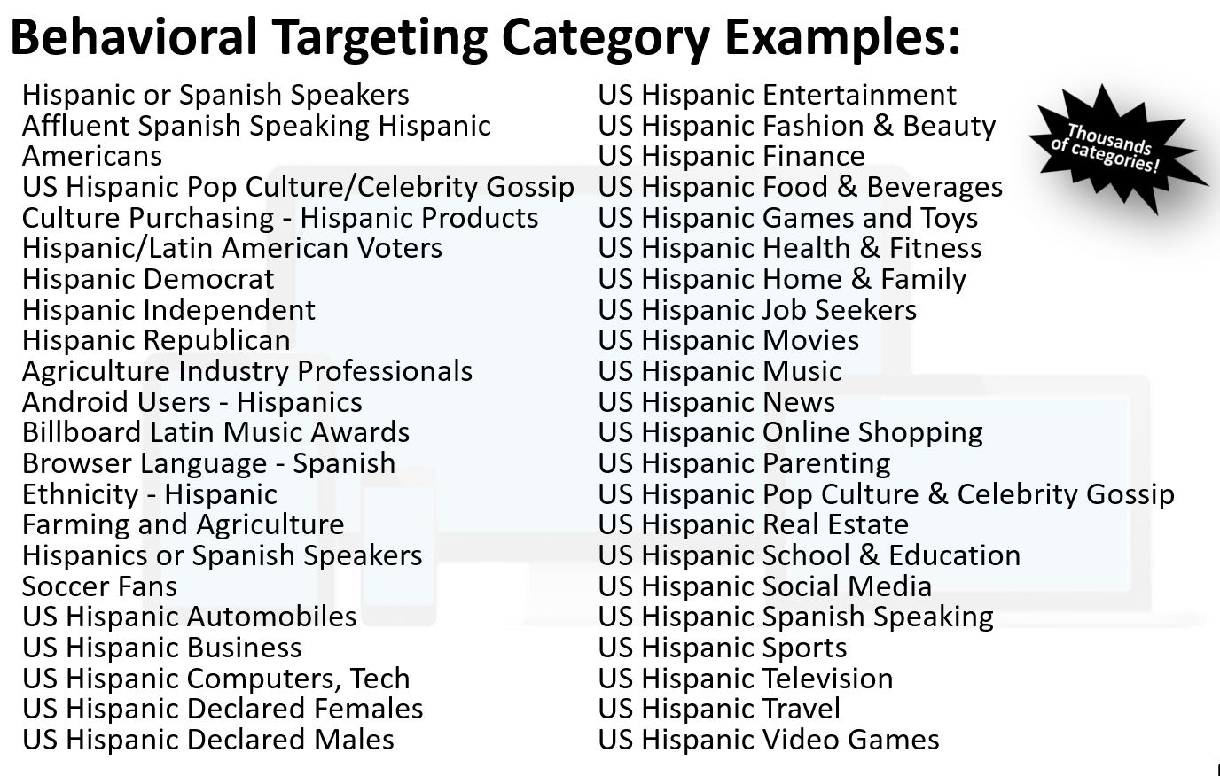 What digital products work best when Targeting a Hispanic Audience? - Vici  Media